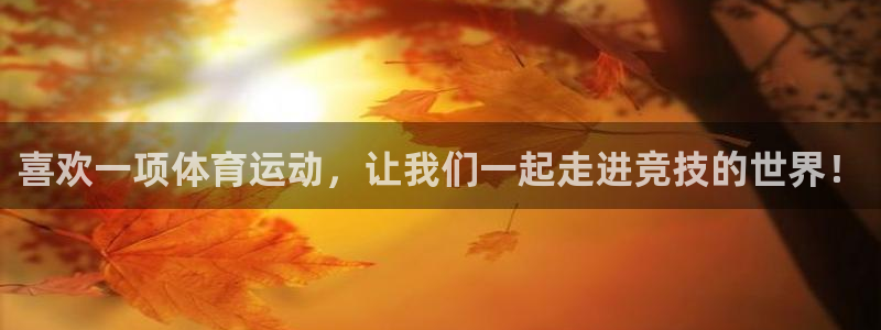 利记官网下载平台：喜欢一项体育运动，让我们一起走进竞
